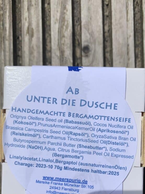 Handgemachte Duschbergamottenseife – Bild 5