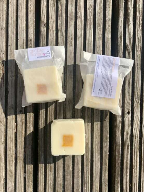 Handgemachte große Orangenseife – Bild 5