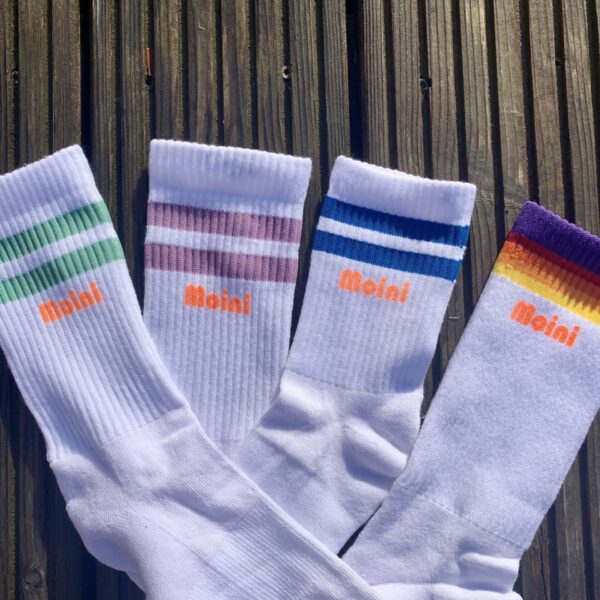 Flensburger Socken mit Moini - handbedruckt in Flensburg