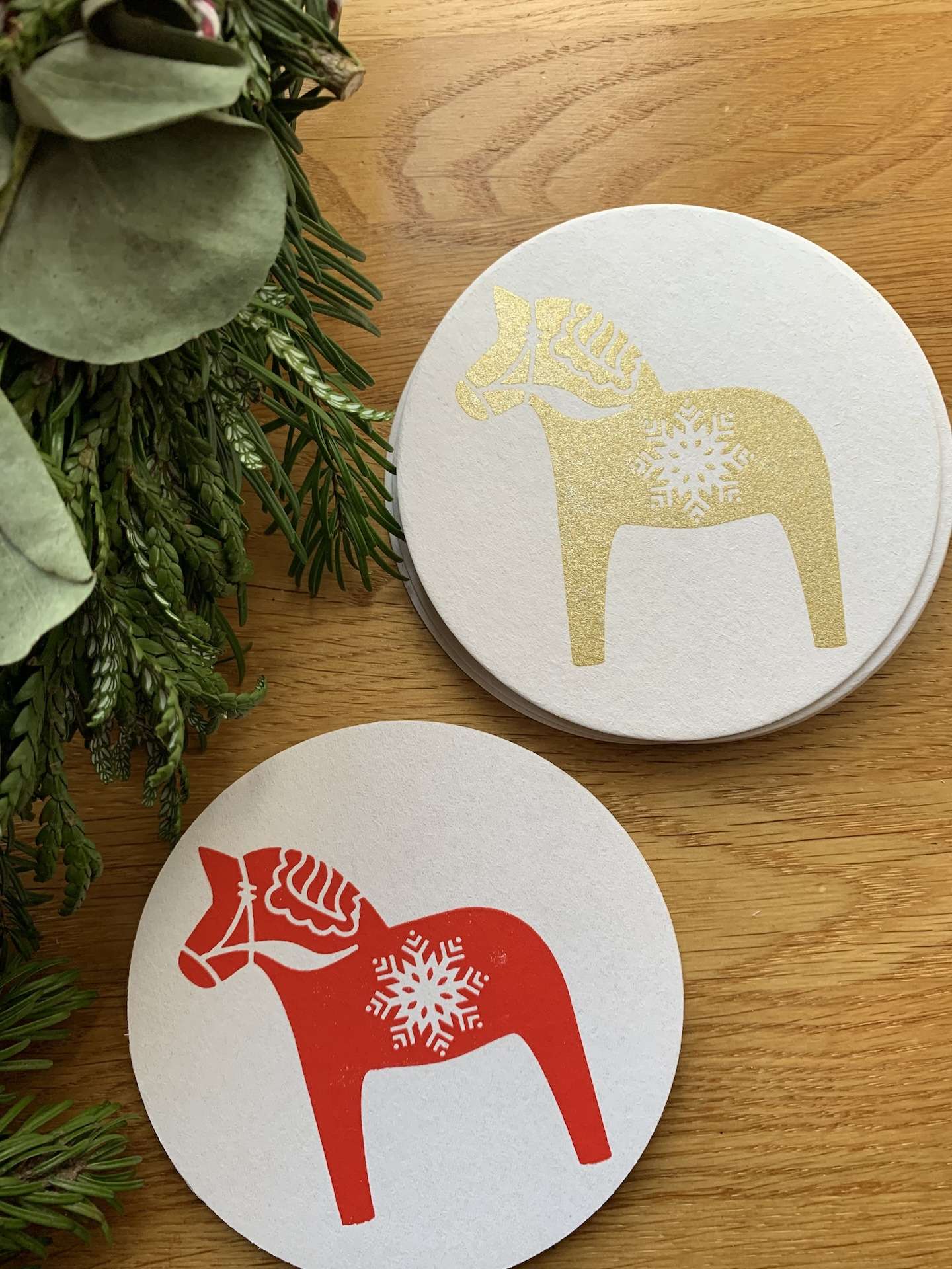 Bierdeckel Dalapferde