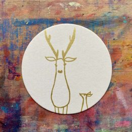 Bierdeckel Hirsche