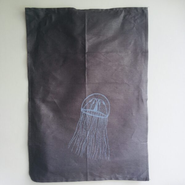 Handtuch Qualle hellblau