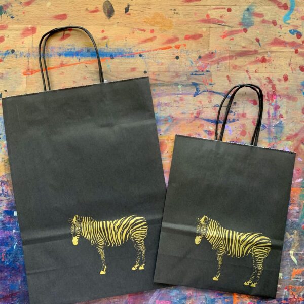 papiertüte zebra alle