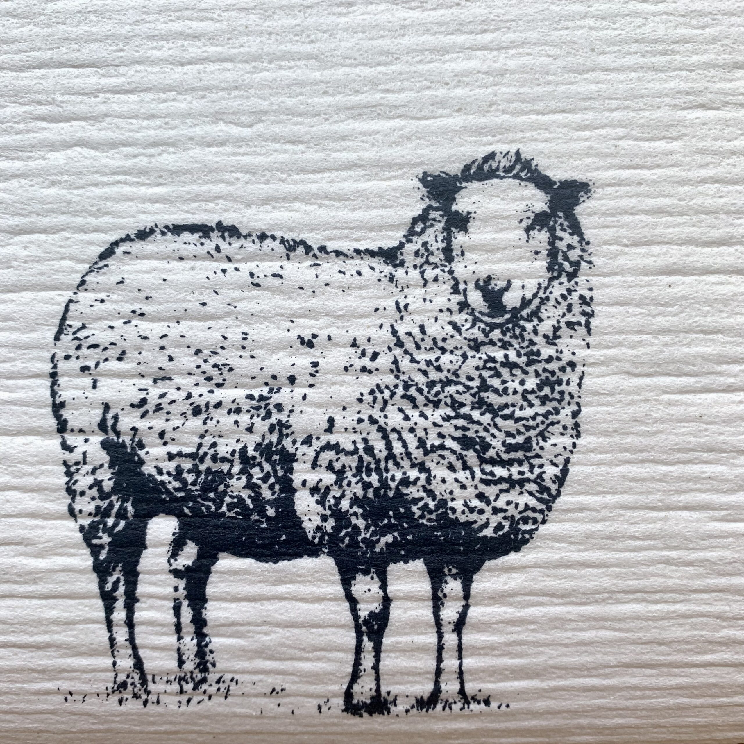 schwammtuch mit schaf schwammtuch mit schaf