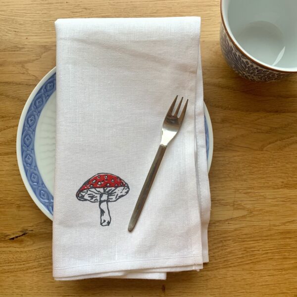 Stoffserviette Fliegenpilz