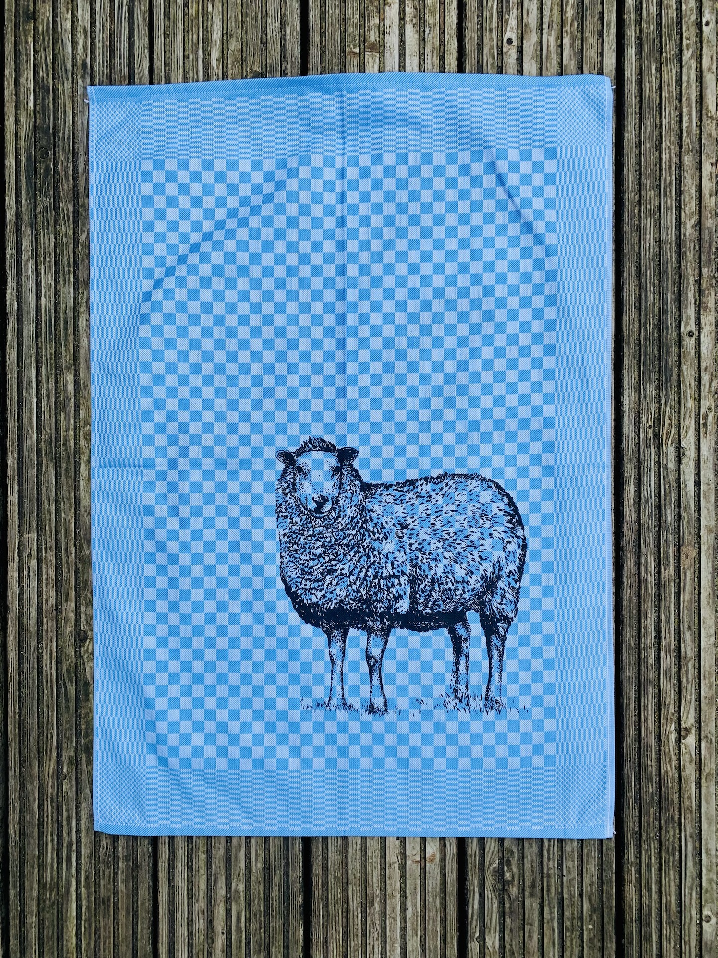 baumollehandtuch schaf blau baumollehandtuch schaf blau