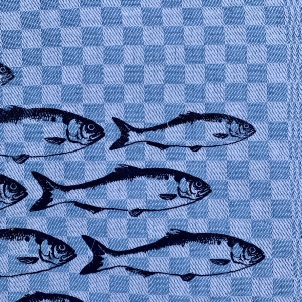Baumwollgrubenhandtuch mit fischschwarm