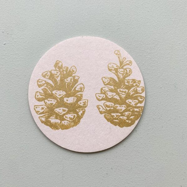 Bierdeckel mit Zapfen