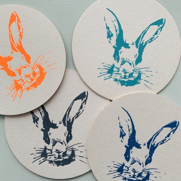 Bierdeckel Hasen