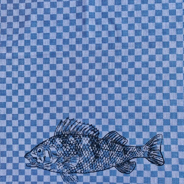 baumwollgrubenhandtuch mit barsch