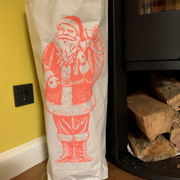 Papiersack Weihnachtsmann