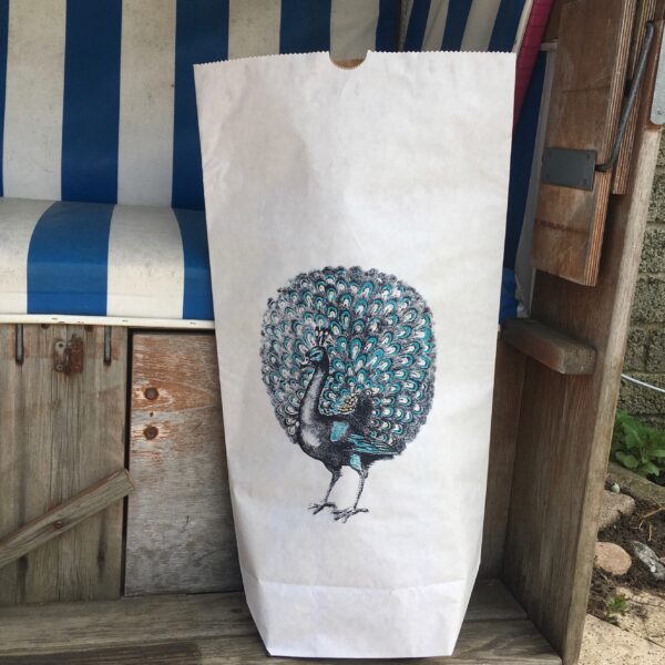 Papiersack pfau