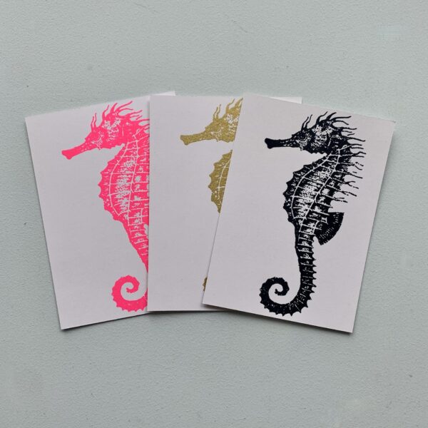 postkarte seepferdchen 1eg