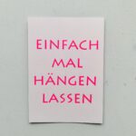 postkarte einfach mal hängen lassen