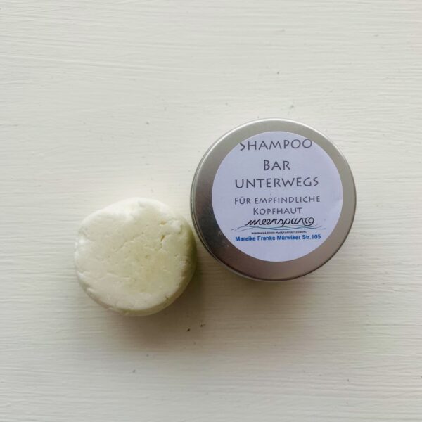 shampoo bar für empfindliche kopfhaut unterwegs